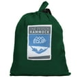 thumbnail image 2 of Equip Solid Nylon Lightweight Portable Hammock, 1 Person Green, Hammock Open Size 116" L x 59" W, 2 of 8