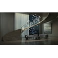 thumbnail image 3 of Sonneman 2897.25 Ballet 24 Light 49" Wide Led Abstract Multi Light Pendant - Black, 3 of 5