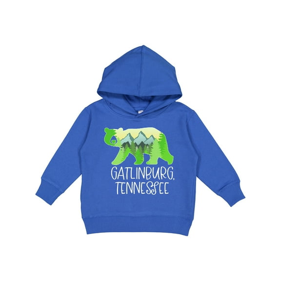 Inktastic Gatlinburg, Tennessee Mountains and Bear Shape Toddler Hoodie