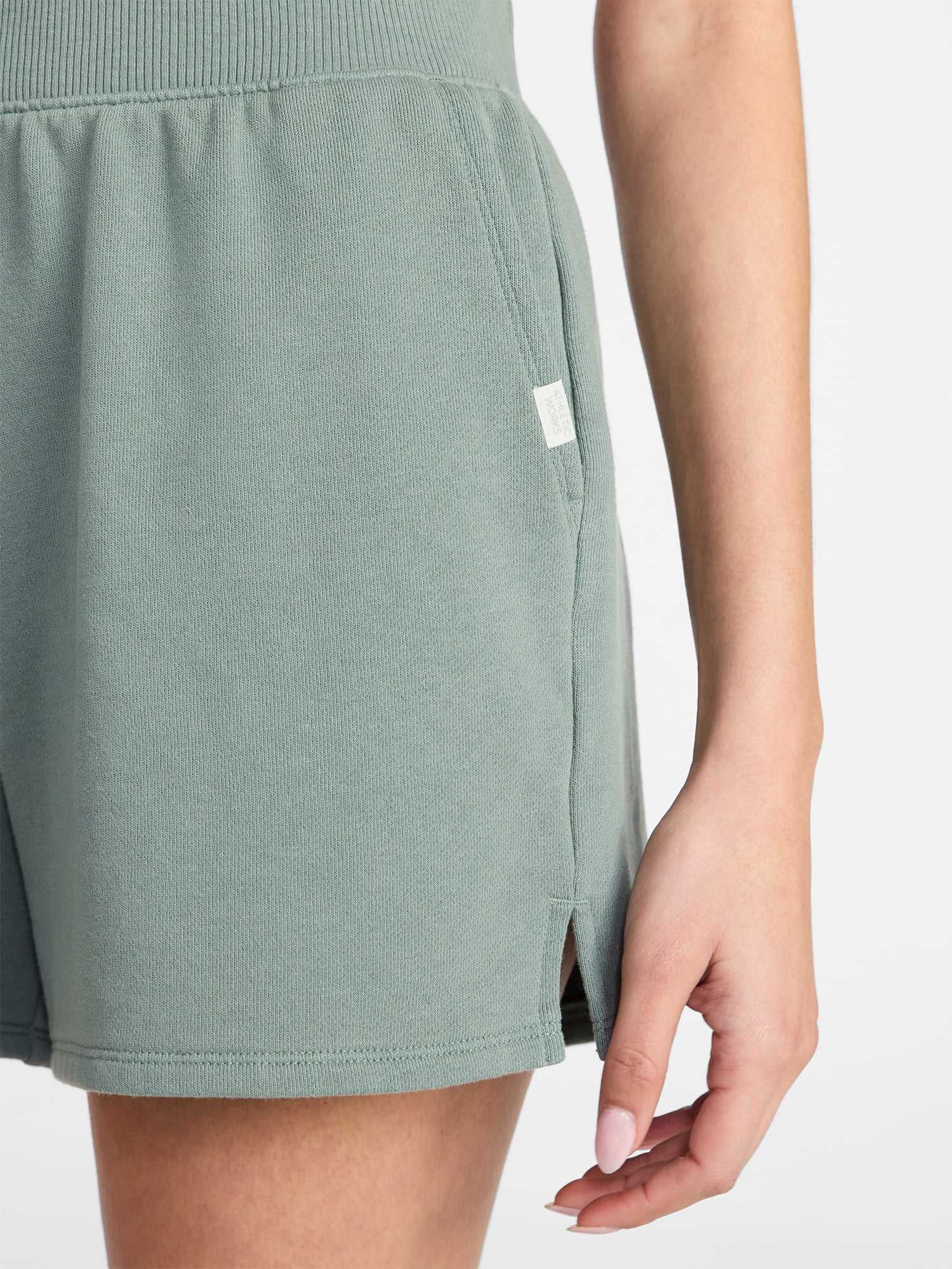 Athletic Works Women's French Terry Shorts, 3" Inseam, Sizes XS-XXXL