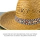 thumbnail image 5 of Correa para sombrero, banda decorativa para sombrero de paja, banda para sombrero de playa, correa para sombrero de paja para mujeres y hombres, 5 of 6