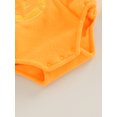 thumbnail image 7 of Newborn Infant Boys Girls Halloween Outfits Unisex Baby Pumpkin Jumpsuit Clothes Set 2pcs Romper + Hat, 7 of 7