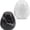 Black onyx & White, variant on Elborse Marble Salt and Pepper Shakers 2.3" inches Black & White Set of 2 Spice Containers, Seasoning Shaker Jars for Kitchen Counter