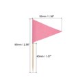 thumbnail image 2 of 100 Pcs Flag Toothpicks Cake Toppers Cheese Markers Party Decor Colored Pink, 2 of 8