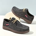 thumbnail image 3 of New Men's Loafers with Hand-Stitched Craftsmanship, British Style Casual Shoes, Versatile Work Sneakers Made of Genuine Pigskin Leather, Wear- and Fashionable and  Slip- Sole, 3 of 9