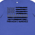 thumbnail image 4 of Inktastic Parkinson's Awareness Gray Ribbons and Flag Youth T-Shirt, 4 of 5