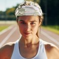 thumbnail image 3 of Diadema deportiva de camuflaje, 2 unidades, para hombre y mujer, para entrenamiento, banda para el sudor, antideslizante, para ejercicio, yoga, correr, baloncesto, atletismo., 3 of 7