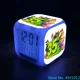 thumbnail image 3 of Figura de Sonic de anime de 8 x 8 x 8 cm, reloj LED con alarma, 7 luces táctiles de colores, reloj de escritorio, figurita de erizo, juguetes para niños, regalo, 3 of 5