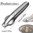 thumbnail image 3 of Chestnut Open Clip,New Chestnut Cutter,Chestnut Peeler Tool,Durable Stainless Steel Chestnut Tool for Kitchen,Easy Nut Opener for Home Users (1 Set),Silver, 3 of 9