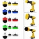 thumbnail image 2 of Rotary Cleaning Brush with Yellow Bristles, 2"/3.5"/4" Drill-Compatible Scrubbing Tool, 2 of 4