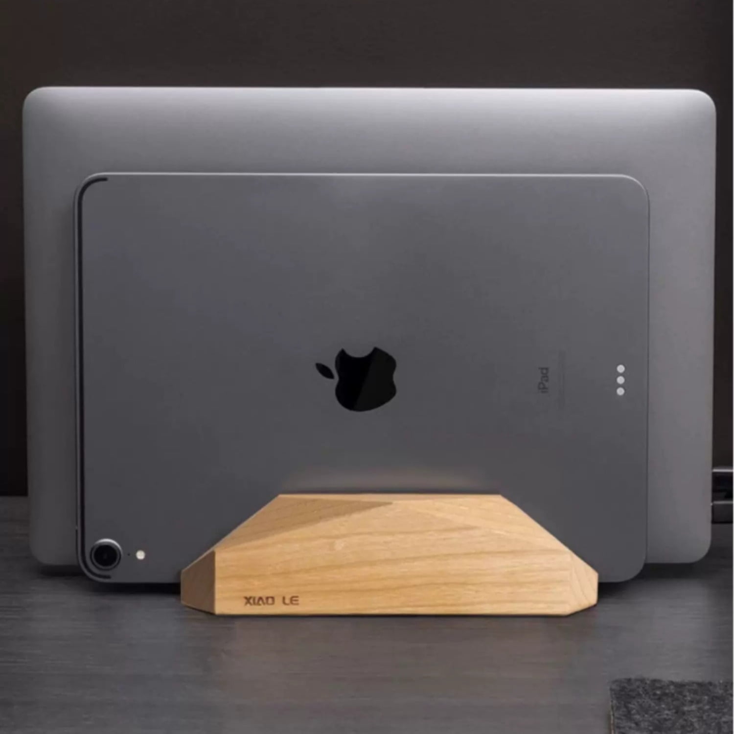 Solid Wood Desktop Stand, Ergonomic Laptop Tablet Computer Monitor Riser for Office Home.Space-Saving Desktop Organizer Riser for Laptop Tablet Monitor