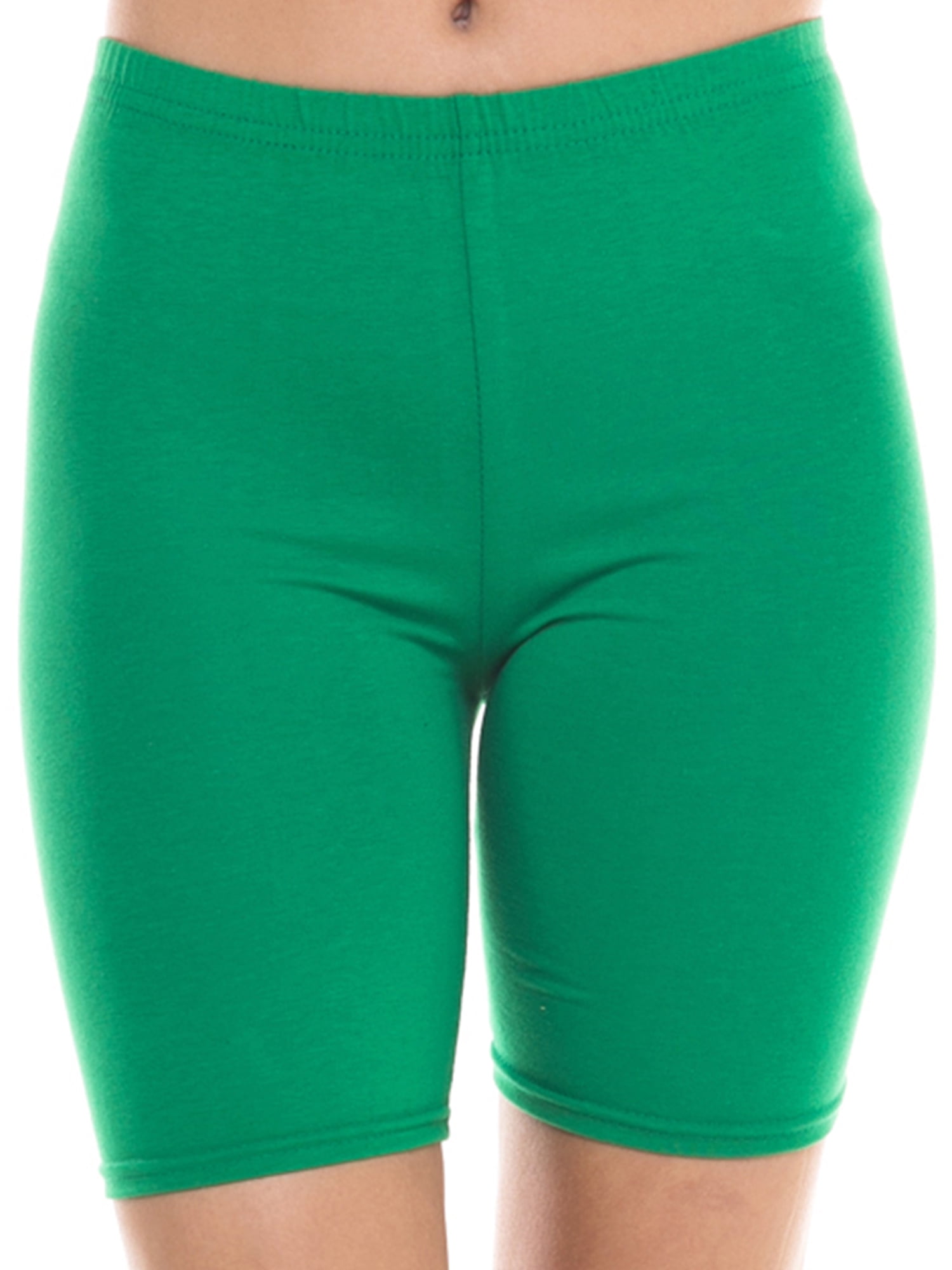 Ola Mari's Junior Size Solid Plain Cotton Biker Shorts - Walmart.com