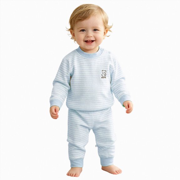 Baby Boys Girls' 2 Piece Made With Cotton Sleepwear Fall Clothes Tracksuit Sweatsuits Set Back-To-School Outfit Set 90