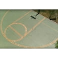 thumbnail image 2 of Ronan Sports Pro Kit Cardboard Basketball Court Stencil Kit | High School Regulation with Continuous Lines | Paint Included | Made in USA |, 2 of 4