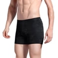 thumbnail image 2 of Conairie Men Swim Trunks Quick Dry Competitive Swim Racing Team Swimsuit Elastic Waist Swimming Shorts Upf 50+ Black L, 2 of 7
