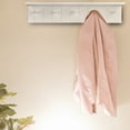 thumbnail image 7 of Danya B. 24" Traditional Wood Wall Mount Coat Rack Shelf with 5 Hooks - White, 7 of 7