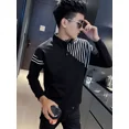 thumbnail image 3 of Camisetas a rayas para hombre, camisetas de gran tamaño, polos de lujo 2024 normales, ropa masculina con citas, camisetas a granel, camisetas coreanas, sudaderas de poliéster, 3 of 4