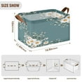 thumbnail image 3 of Ryvnso Daisy Floral Art Pattern Storage Bins Large Basket Foldable Cube Toys Organizer with Handles 2 PCs, 3 of 8