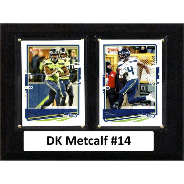 C&I Collectables 68METCALF2C NFL 6"X8" DK Metcalf Seattle Seahawks Two Card Plaque