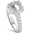 thumbnail image 1 of 1/2ct Princess Cut Engagement Diamond Ring Setting 14K White Gold, 1 of 1