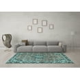 thumbnail image 3 of Ahgly Company Indoor Rectangle Persian Light Blue Traditional Area Rugs, 4' x 6', 3 of 4
