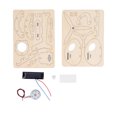 thumbnail image 2 of 3D Wooden Puzzles DIY Wooden STEM Model Airplane 3D Puzzles Wood Craft Assembly Project Kit, 2 of 5