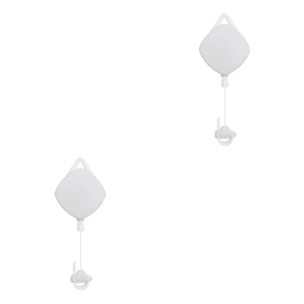 Tholdsy Organizador de cables Estuche de almacenamiento Caja de cables ABS Operación simple Conveniencia Accesorios para el hogar Suministros Único/Blanco 2piezas