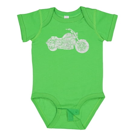 

Inktastic Distressed Motorcycle Gift Baby Boy or Baby Girl Bodysuit
