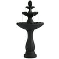 thumbnail image 3 of Magic Union Garden Water Fountain Outdoor, 47.3" High Large Roman Italian Indoor Waterfalls, 3-Tier Standing Water Feature Fountains w/Pump & Pineapple Top for Outside Patio, Yard and Lawn, 3 of 9