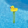 thumbnail image 6 of Northlight 9.5" Yellow Duck Floating Swimming Pool Thermometer with Cord, 6 of 6