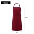 thumbnail image 2 of Delantal Apuakthei para mujer, chaleco de cinco botones, delantal de cocina para el hogar, cintura ajustable, 2 of 5