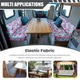 thumbnail image 3 of Aplkyhs Colorful Butterfly RV Dinette Cushion Covers Stretchable Camper Accessories Universal Bench Cushion Comfortable Cushion Covers for Couches and Sofas Washable Slip Covers for Loveseat, 3 of 7