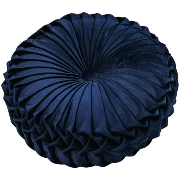 Pumpkin Round Pillow, Pleated Couch Floor Cushion Pillow Home