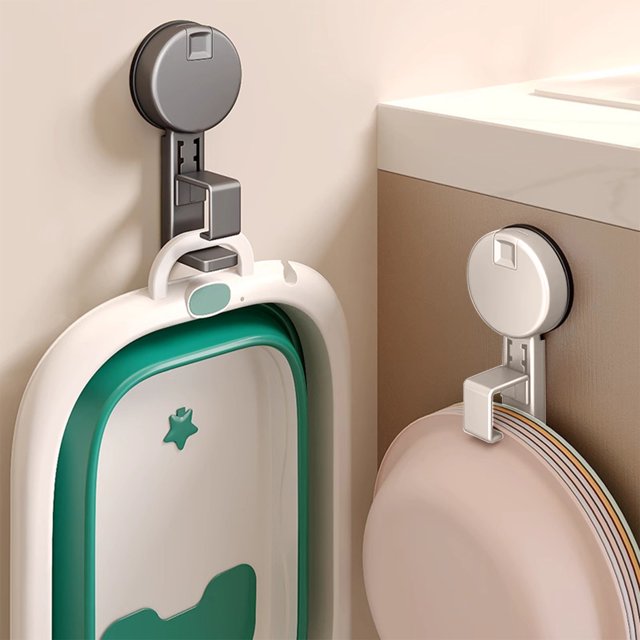 ¡Precios Insuperables!, Estante de almacenamiento para lavabo con ventosa para baño, sin perforaciones, gancho para colgar en la pared, estante de almacenamiento para lavabo estable y que no se cae
