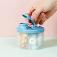 thumbnail image 3 of PEACNNG baby going out with milk powder portable box large-capacity food supplement storage box rotary four-compartment milk powder box, 3 of 5