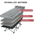 Lilypelle Folding Camping Cots for Adult Portable Fold Up Cot Bed for