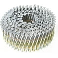 thumbnail image 3 of PET-U 1-3/4Inch x 0.092Inch Collated Wire Coil Siding Nails 15-Degree Full Round-Head Ring 3600 Count Hot-Dipped Galvanized for Rough Nailing of Lathing and Sheathing Materials, 3 of 6