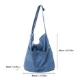 thumbnail image 2 of Jierger Shoulder Bags for Women Large Capacity Jeans Bag Travel Canvas Casual Crossbody Bags Female Handbags for Women Shoulder Purses and Handbags for Men Women Outdoor Travel Work, 2 of 5