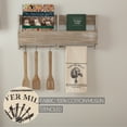 thumbnail image 5 of vhc brands farmhouse housewarming tabletop sawyer mill windmill fabric loop cotton stenciled muslin graphic/print kitchen towel antique creme white, 5 of 5