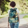 thumbnail image 6 of Lightweight Backpack Dragonfly School Bag Travel Laptop Daypack for Men Women Casual Rucksack, 6 of 6