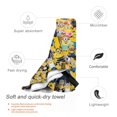 thumbnail image 4 of Toallas de playa de los Minions, toallas de baño absorbentes y ligeras de secado rápido, toalla de baño de microfibra ultra suave para viajes, playa, gimnasio, camping, yoga, picnics, piscina, 27,5 x, 4 of 8