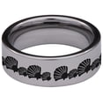 thumbnail image 4 of Seashell Tungsten Carbide Ring, 4 of 9