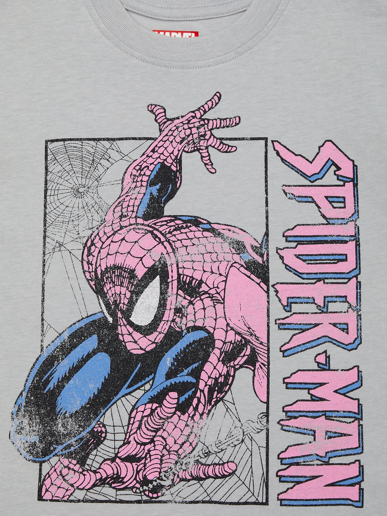 Marvel Spider-Man Toddler Short Sleeve Graphic Crewneck Tee, Sizes 12M-5T