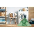 thumbnail image 2 of Ahgly Company Tapis Rond Lavable en Machine Intérieur Vert Jade Transitionnel, 3 Pieds Rond, 2 of 7