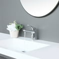 thumbnail image 1 of Stylish Single-Handle Polished Chrome Bathroom Faucet Height 5 ⅞" B-111C, 1 of 12