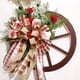 thumbnail image 1 of Guirnalda de ruedas navideñas artificiales Colgante Corona de cono de pino de Navidad (30 cm) Sywqhk Libre de BPA, 1 of 9