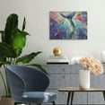 thumbnail image 4 of Mermaid Tail Stars Fantasy Artwork Canvas Wall Art for Home Decor Ready To Hang - Room, Home, Office, Hotel, Salon, Gift Idea 20x16in, 4 of 6
