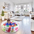 thumbnail image 4 of LEEYNEER Inflatable Baby Swimming Pool Children Kiddie Paddling Pool Toddler Water Game Play Center, 4 of 9