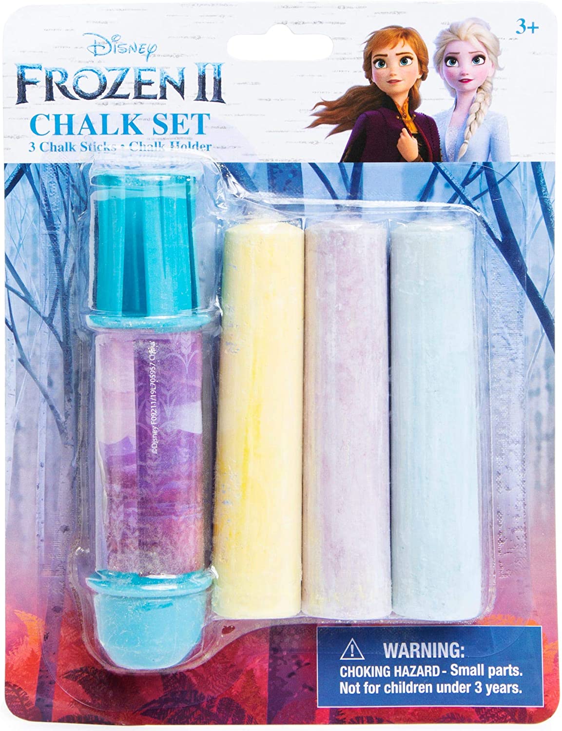 Sidewalk Chalk Set (4 Pc) with Chalk Holder Kids Sidewalk Chalk for