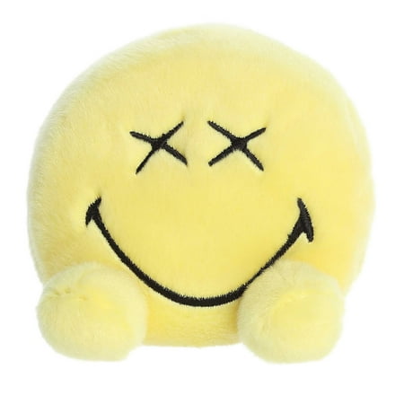 Aurora - Mini Yellow SMILEYWORLD - Palm Pals 4.5" Wild Guy - Vibrant Stuffed Animal